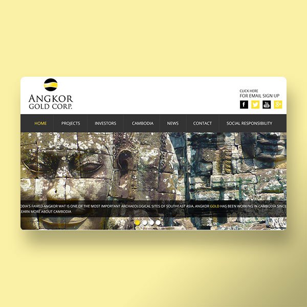 Gold Company Business Website